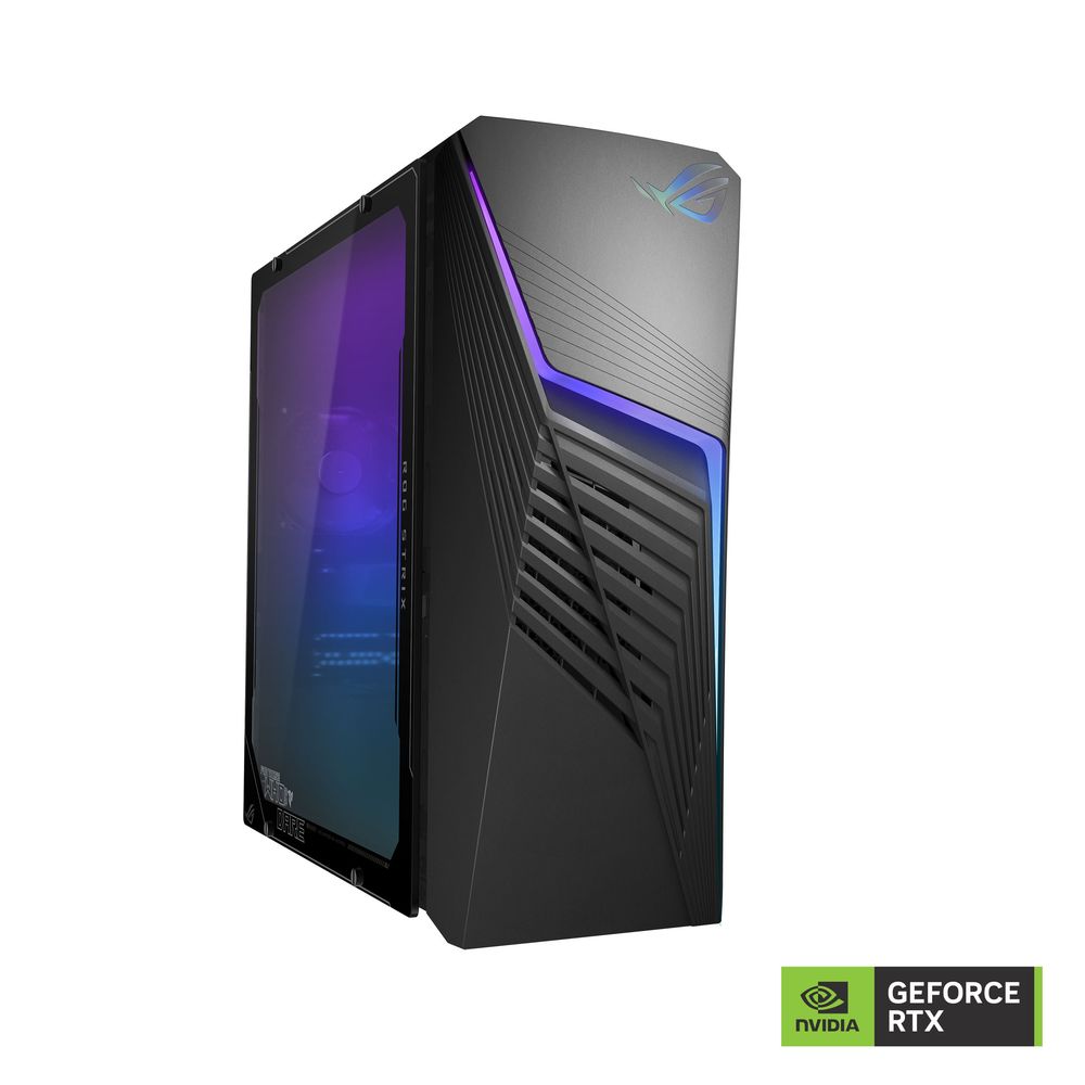 ASUS ROG Strix G13CHR Gaming Desktop - G13CHR-51440F047W - Intel Core i5-14400F/16GB RAM/1TB SSD/NVIDIA GeForce RTX 3050 8GB/Windows 11 Home/500W power supply/Air Cooler - Extreme Dark Gray