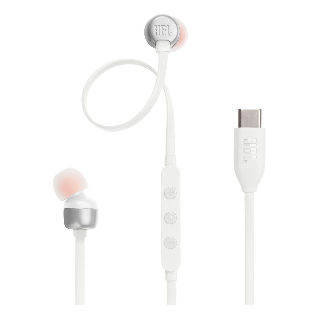 JBL Tune 310C USB-C Wired Hi-Res In-Ear Headphones - White