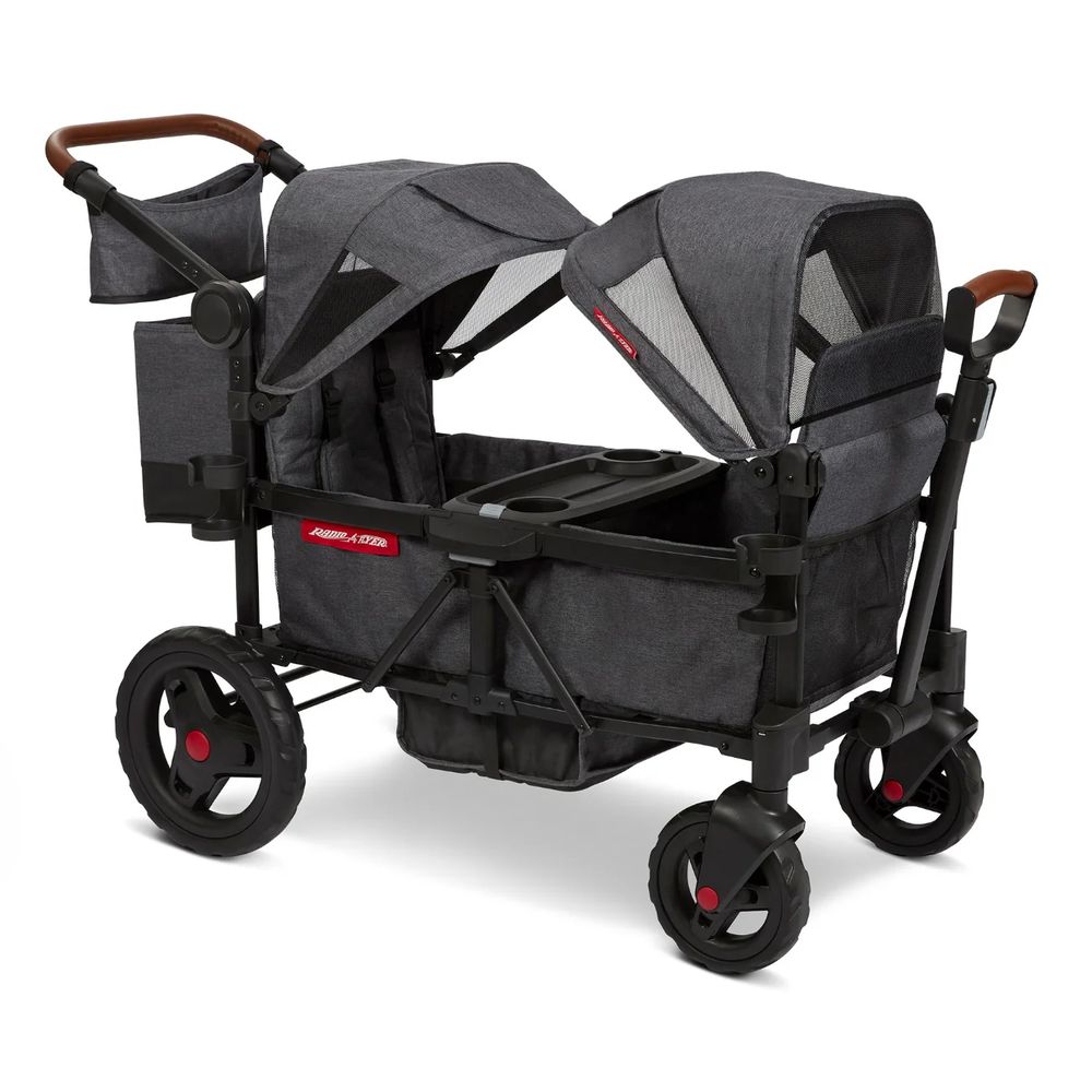 Radio Flyer Voya Stroller Wagon - Grey