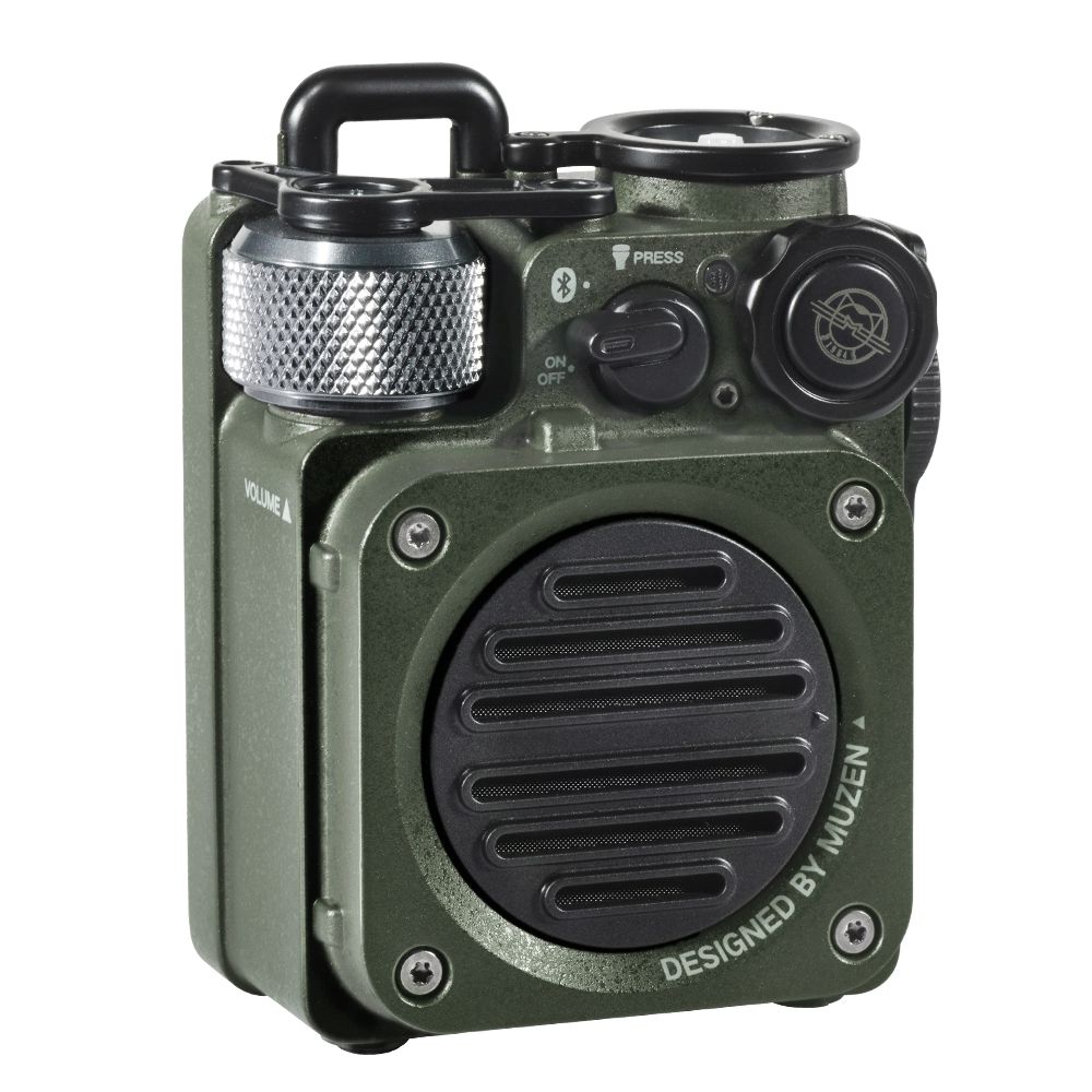 Muzen Wild Mini Rugged Outdoor Portable Bluetooth Speaker - Green