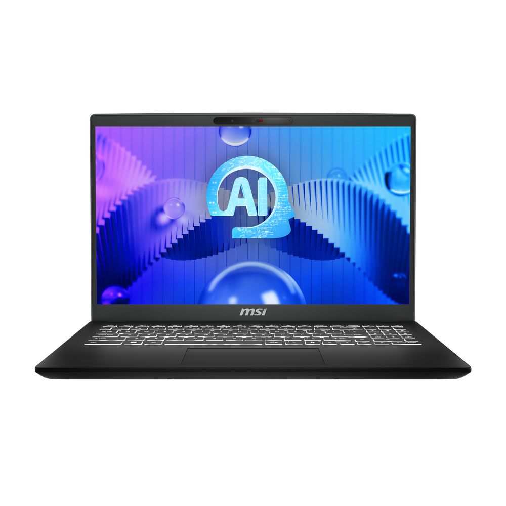 MSI Modern 15 H Ai Laptop - Intel Core Ultra 7 Processor 155H/ 16 GB RAM/ 512 GB SSD / Intel Arc Graphics/ 15.6-Inch FHD (1920 x 1080) / Windows 11 - Classic Black (Arabic/English)