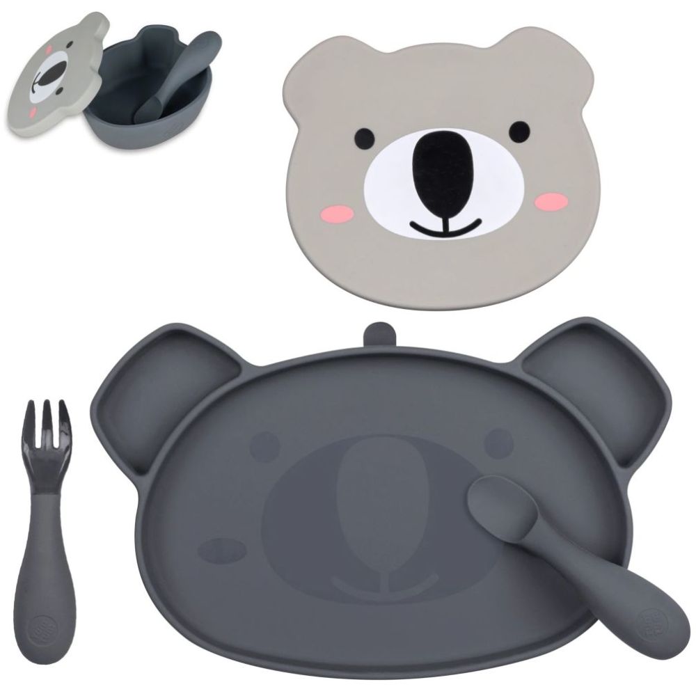 Tum Tum Baby Weaning Set - Grey