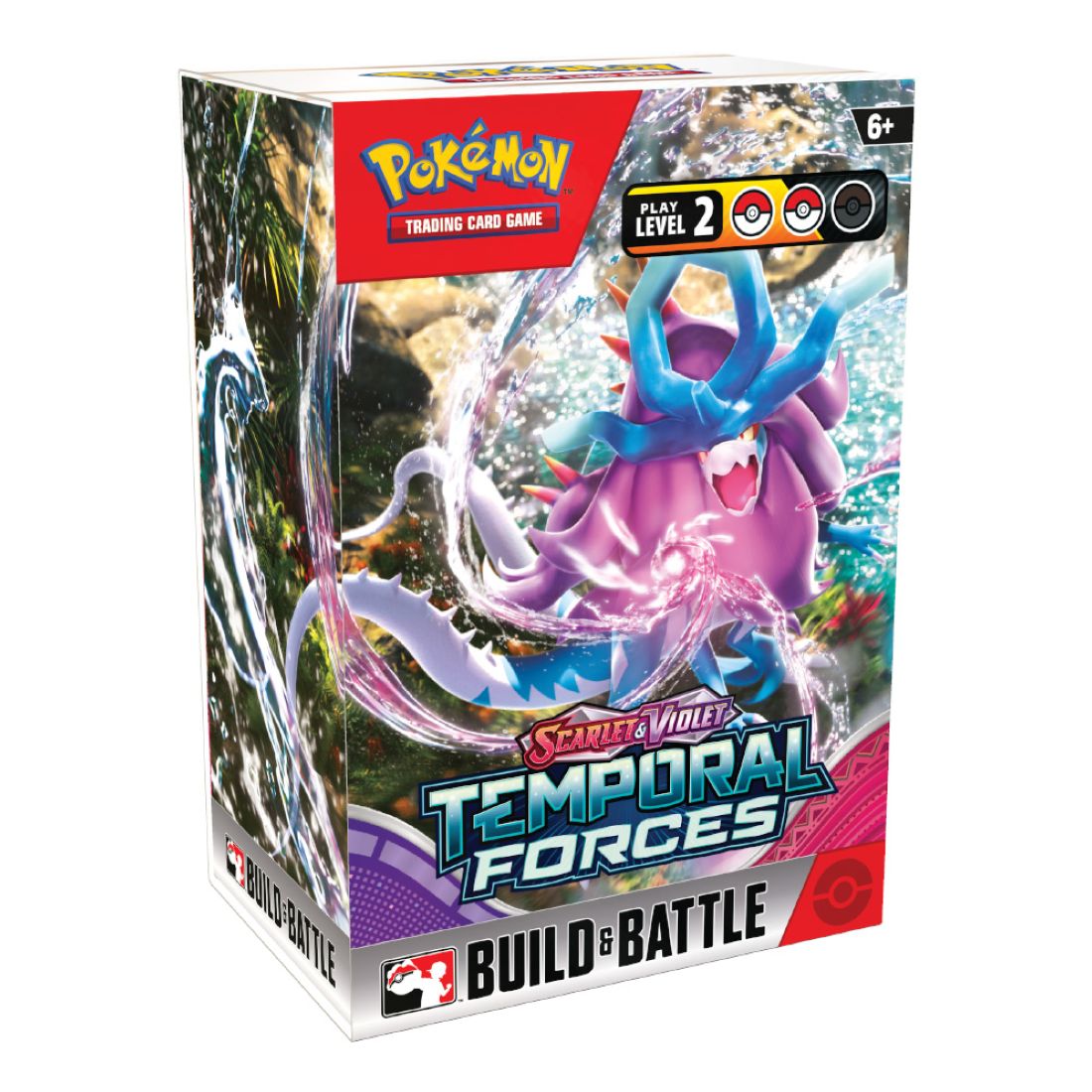 Pokemon TCG Scarlet & Violet 5 Temporal Forces Build & Battle Box