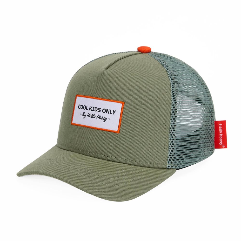 Hello Hossy Mini Olive Cap - Khaki 2-5 Years (52 cm)