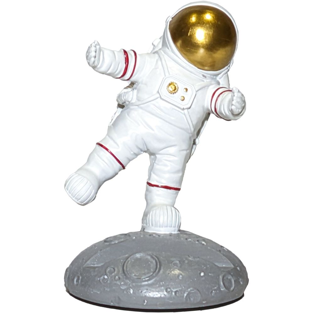 Roomours Astronaut Mobile Stand Polyresin - Gold (11 x 17 cm)