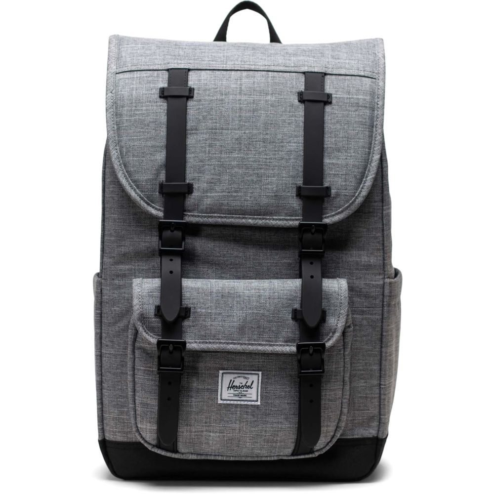 Herschel Little America Mid Backpack Raven Crosshatch