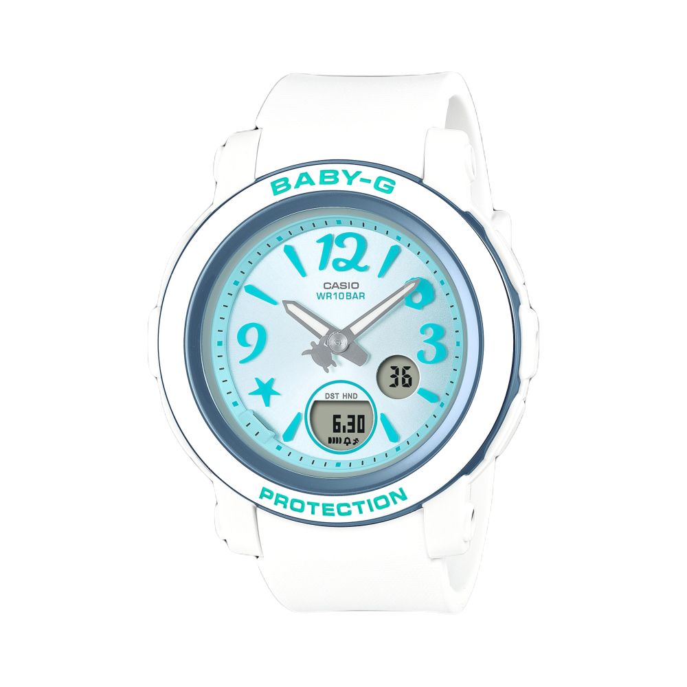 Casio Bga-290Us-2Adr Baby-G Casual Women'S Watch - Blue/White