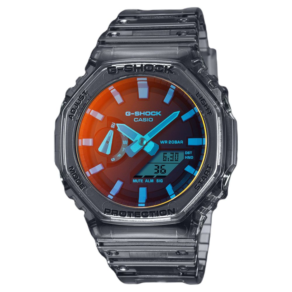 Casio Ga-2100Tls-8Adr G-Shock Casual Men'S Watch - Black/Black