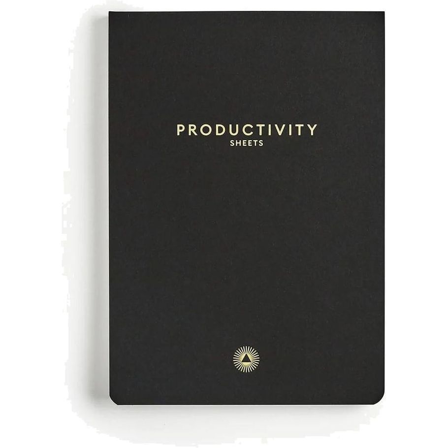 Intelligent Change Productivity Monthly Deskpad - Black