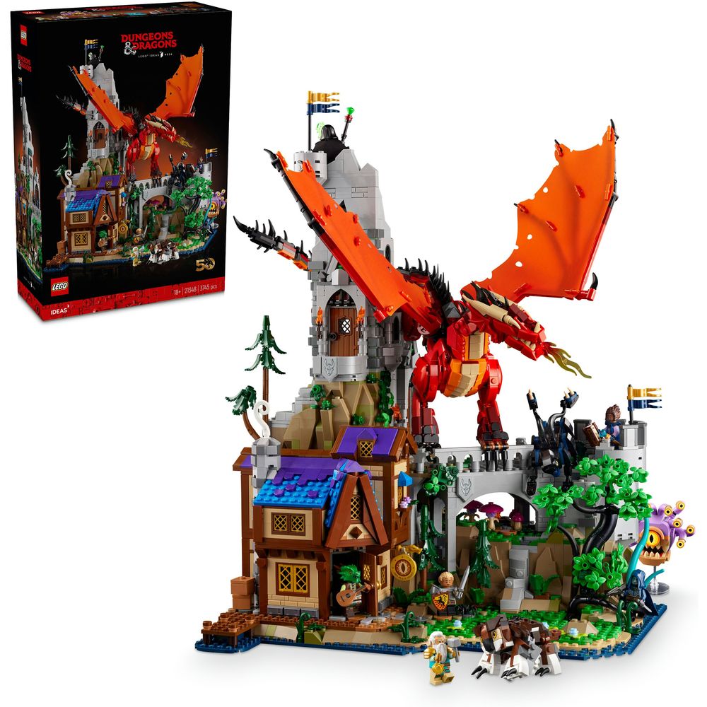 LEGO Ideas Dungeons & Dragons: Red Dragon's Tale Building Set (3745 pieces)