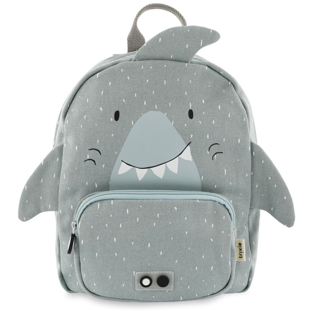 Trixie Mr. Shark Backpack - Grey Blue