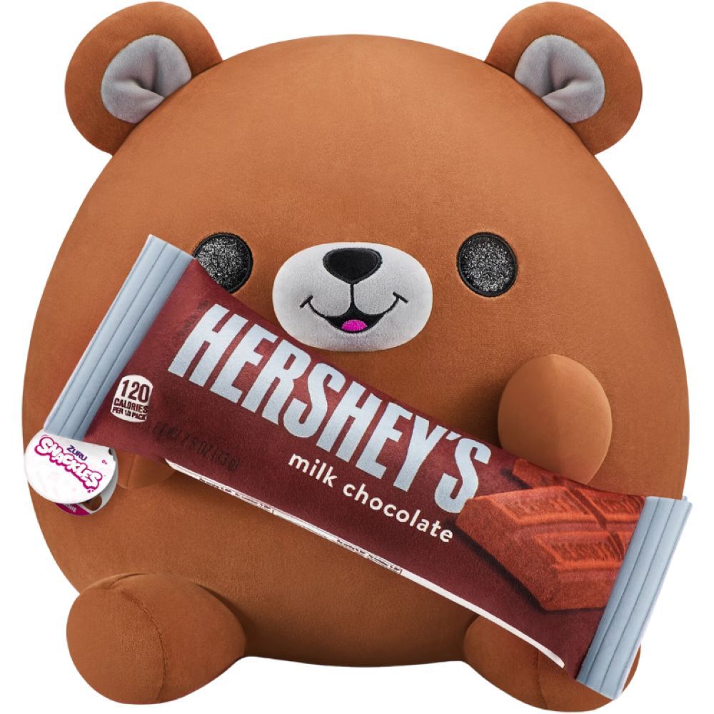 Snackles Series 2 Bear Holding Plush Hershey's Milk Chocolate