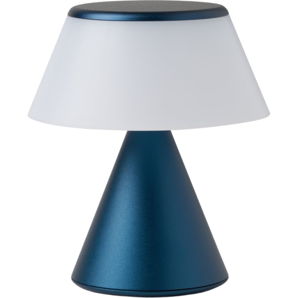 Lexon Luma S - Infinitely Pairable LED Lamp - Dark Blue 3-Inches