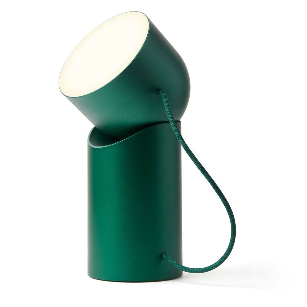 Lexon Orbe - Portable LED Lamp with Moving Head - Dark Green