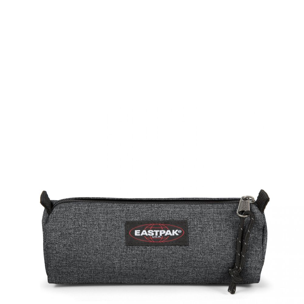 Eastpak Benchmark Single Pencil Case - Black Denim - Small