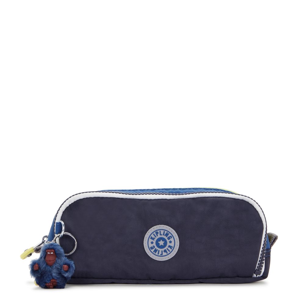 Kipling Gitroy Pencil Case - Fantasy Blue Bl - Large