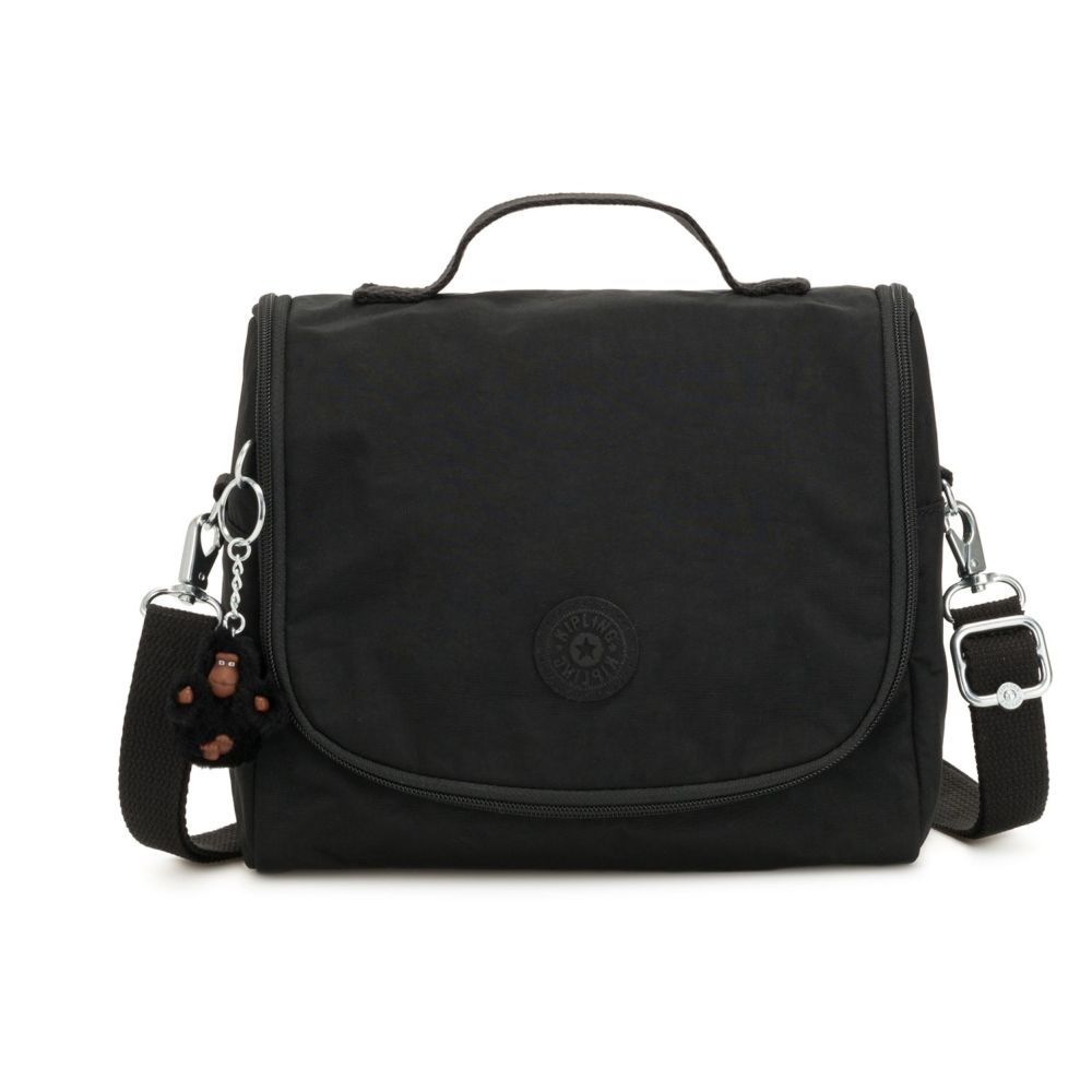 Kipling New Kichirou Lunch Bag - True Black - Medium