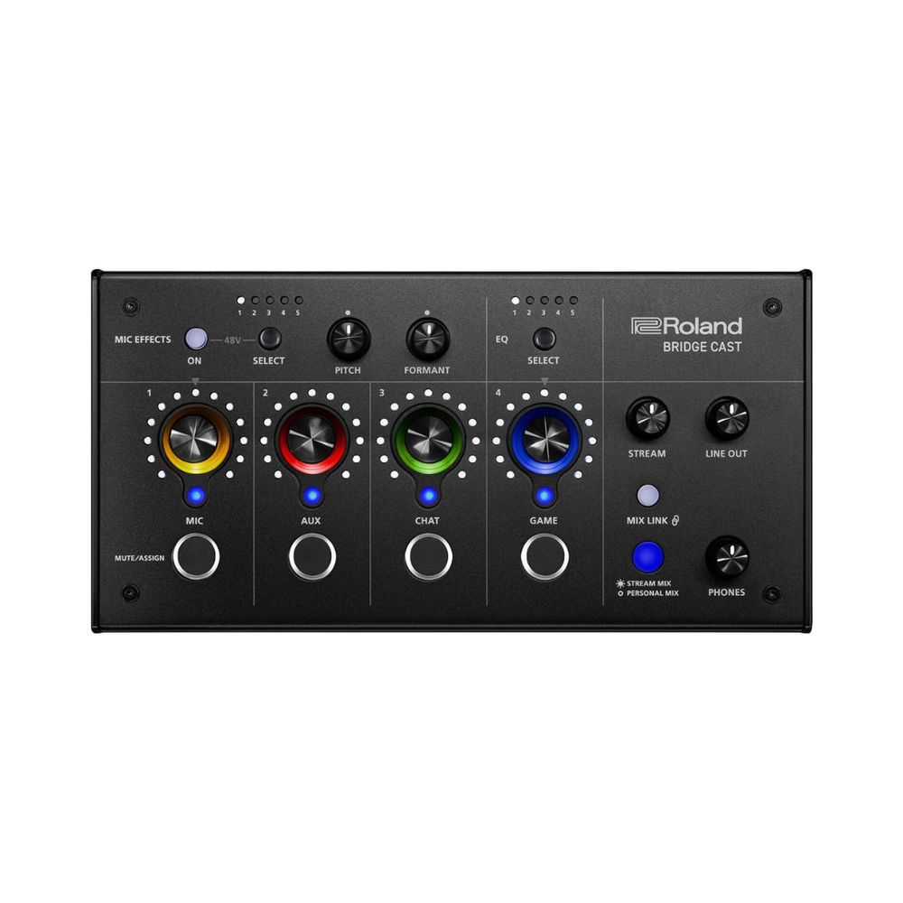 Roland Bridge Cast Dual Bus Streaming Mixer – Black