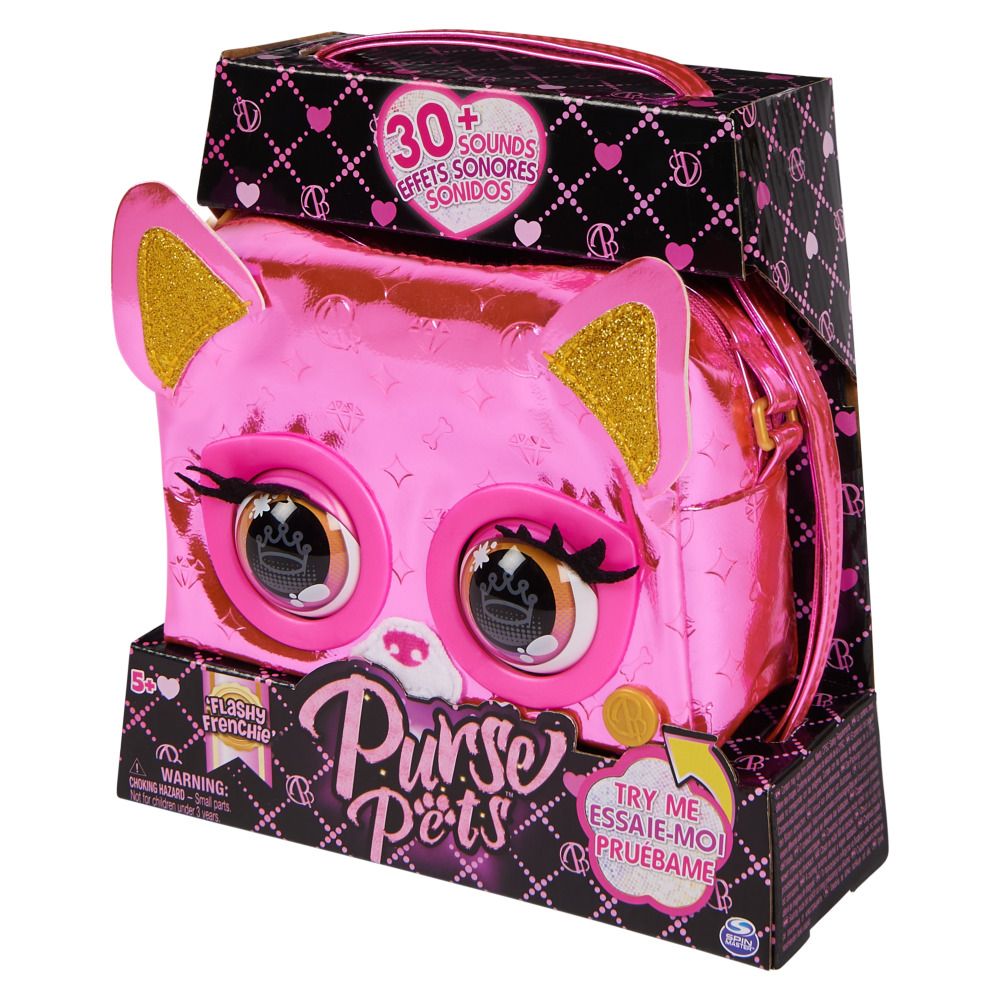 Purse Pets Metallic Magic Flashy Frenchie