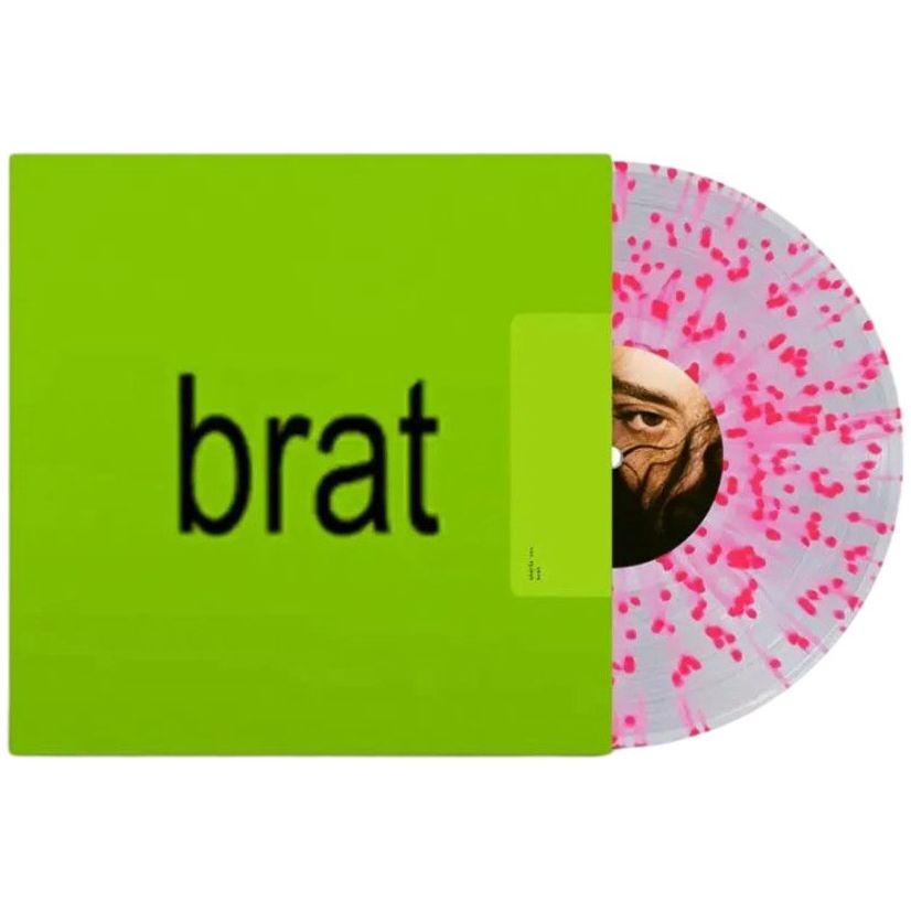 Brat (Clear Pink Splatter Colored Vinyl) (Limited Edition) | Charli XCX