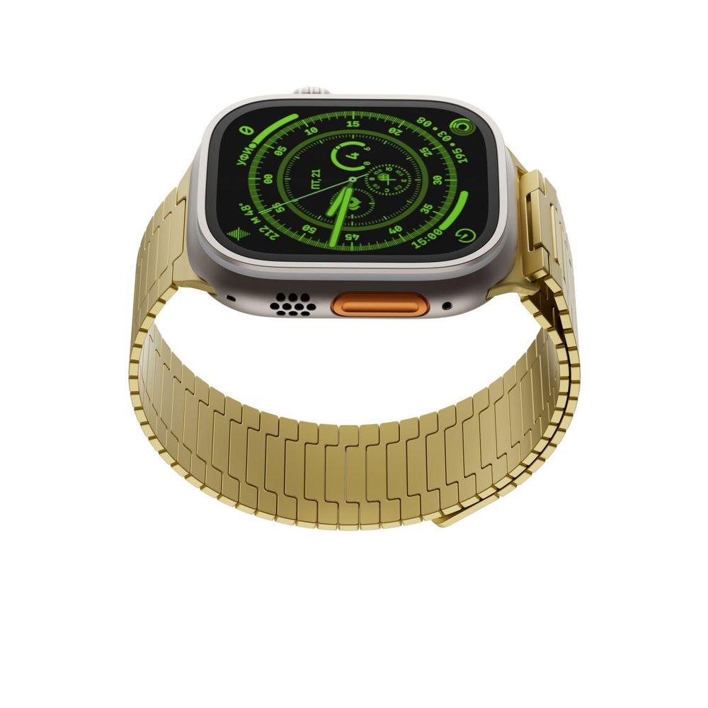 Levelo Milanese Watch Strap - Apple Watch Band 49/45/44/42mm - Gold