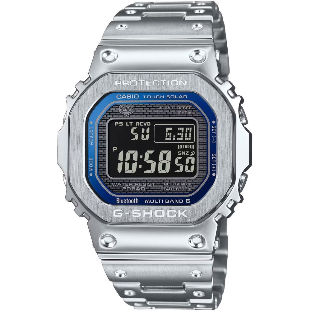 Casio GMW-B5000D-2DR G-Shock Metal Men's Watch - Silver/Silver