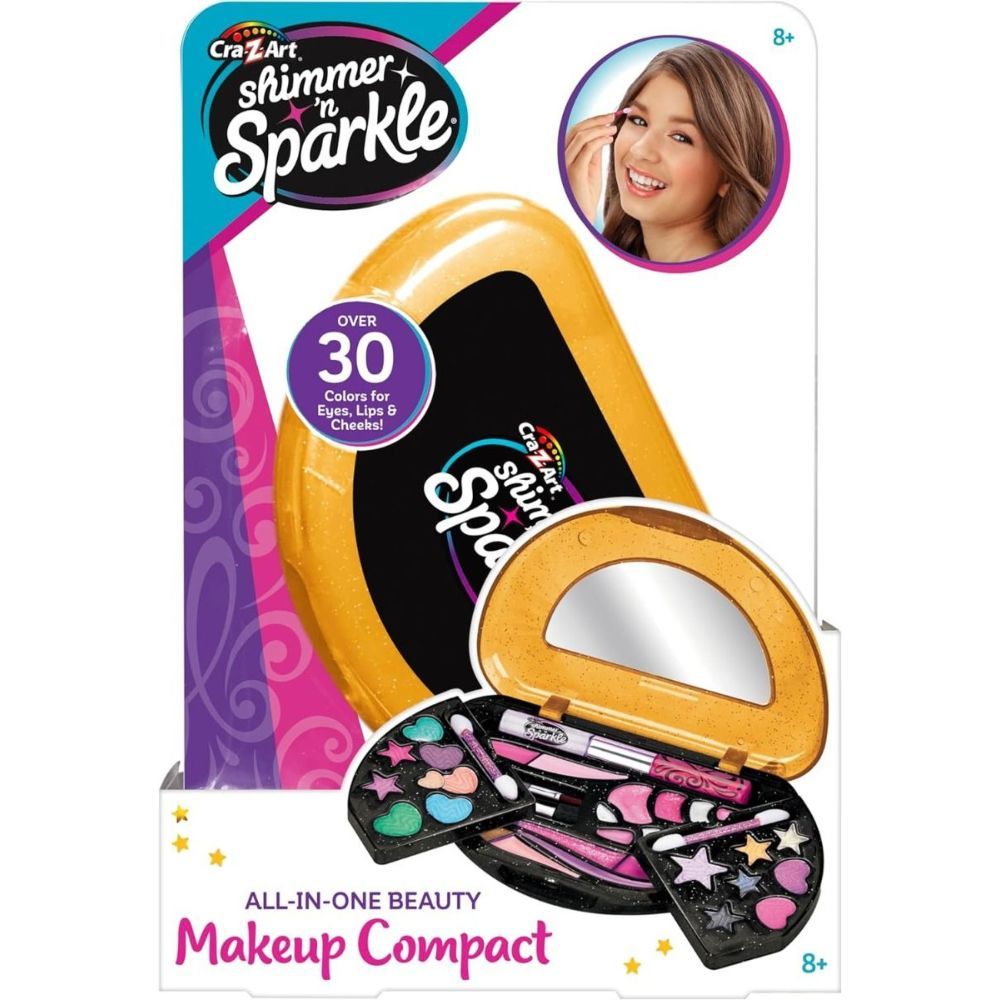 Shimmer & Sparkle All-In-One Beauty Makeup Compact