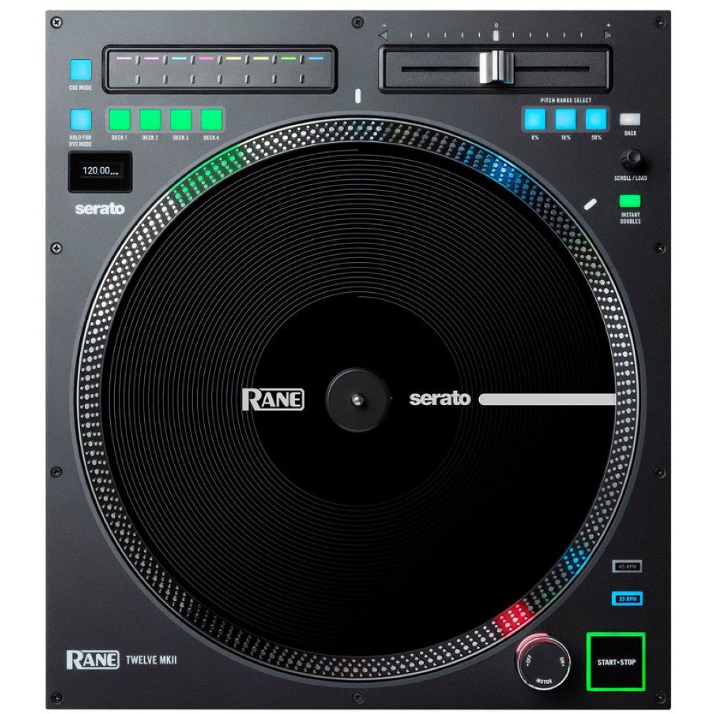 Rane Dj Twelve Mkii 12-Inch Vinyl Motorized Turntable Controller - Black