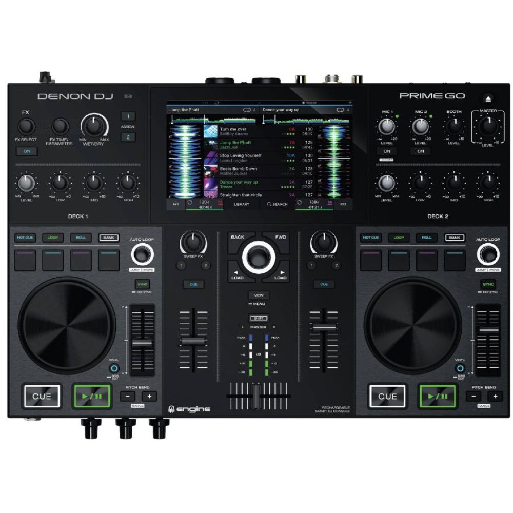 Denon Dj Prime Go Standalone 2-Deck Smart Dj Controller - Black