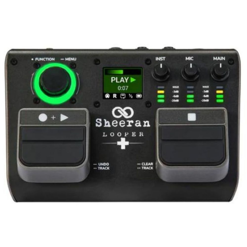 Sheeran Looper + Dual Track Pedal - Black