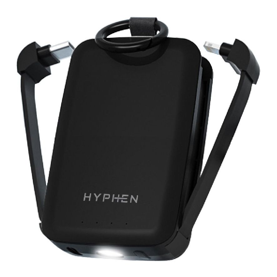 Hyphen Rescue Key Ring Emergency 4000mAh Power Bank - Black