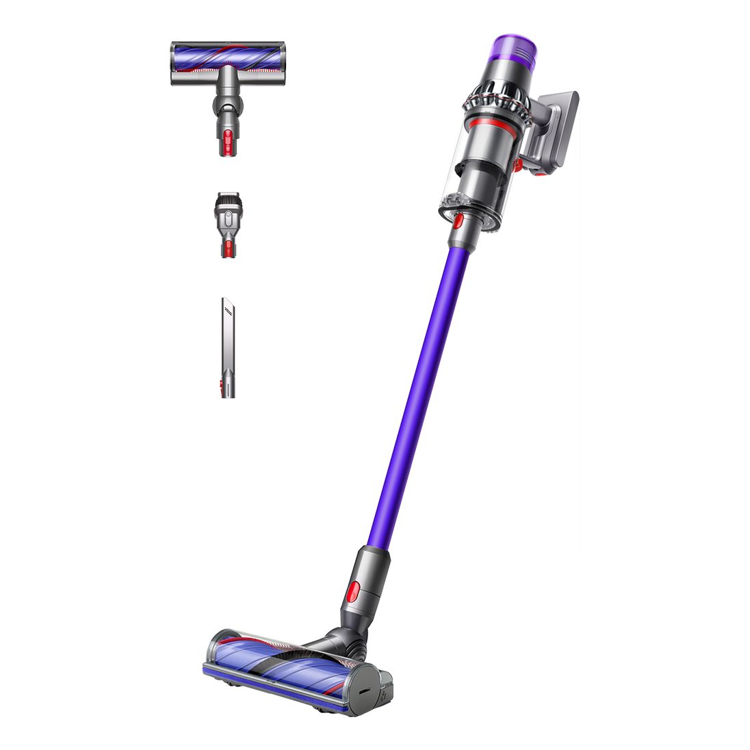 Dyson V11 Advanced Cordless Vacuum - Silver Nickel/Purple