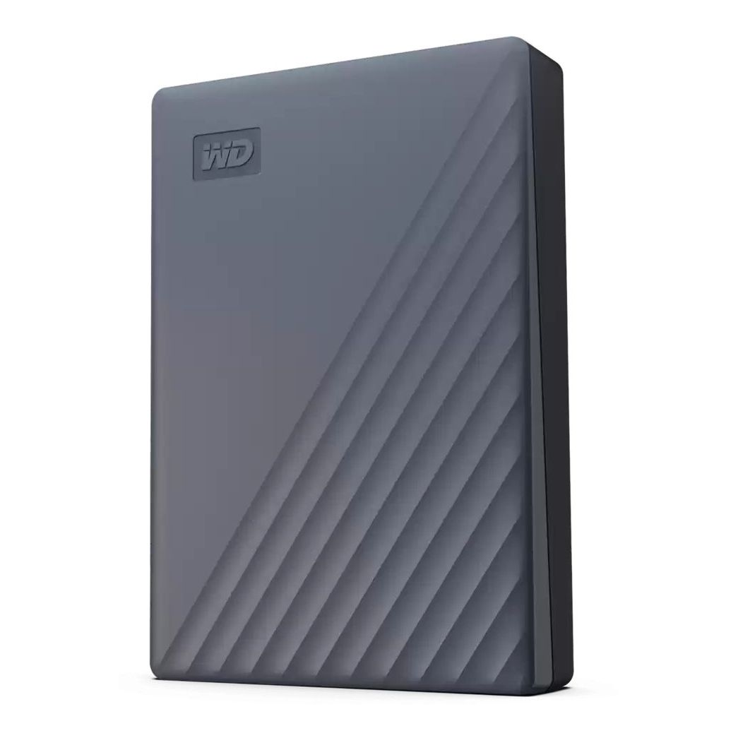 WD My Passport 6TB USB-C Portable Hard Drive - Grey 