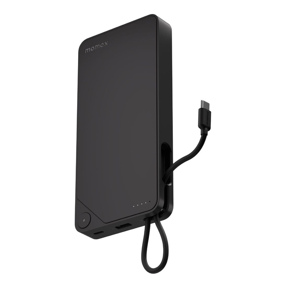 Momax 1-Power X 20000mAh Power Bank With Built-In USB-C Cable - Black