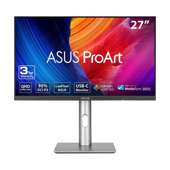 ASUS ProArt Display PA278CFRV Professional Monitor - 27-inch IPS QHD (2560x1440)/100Hz