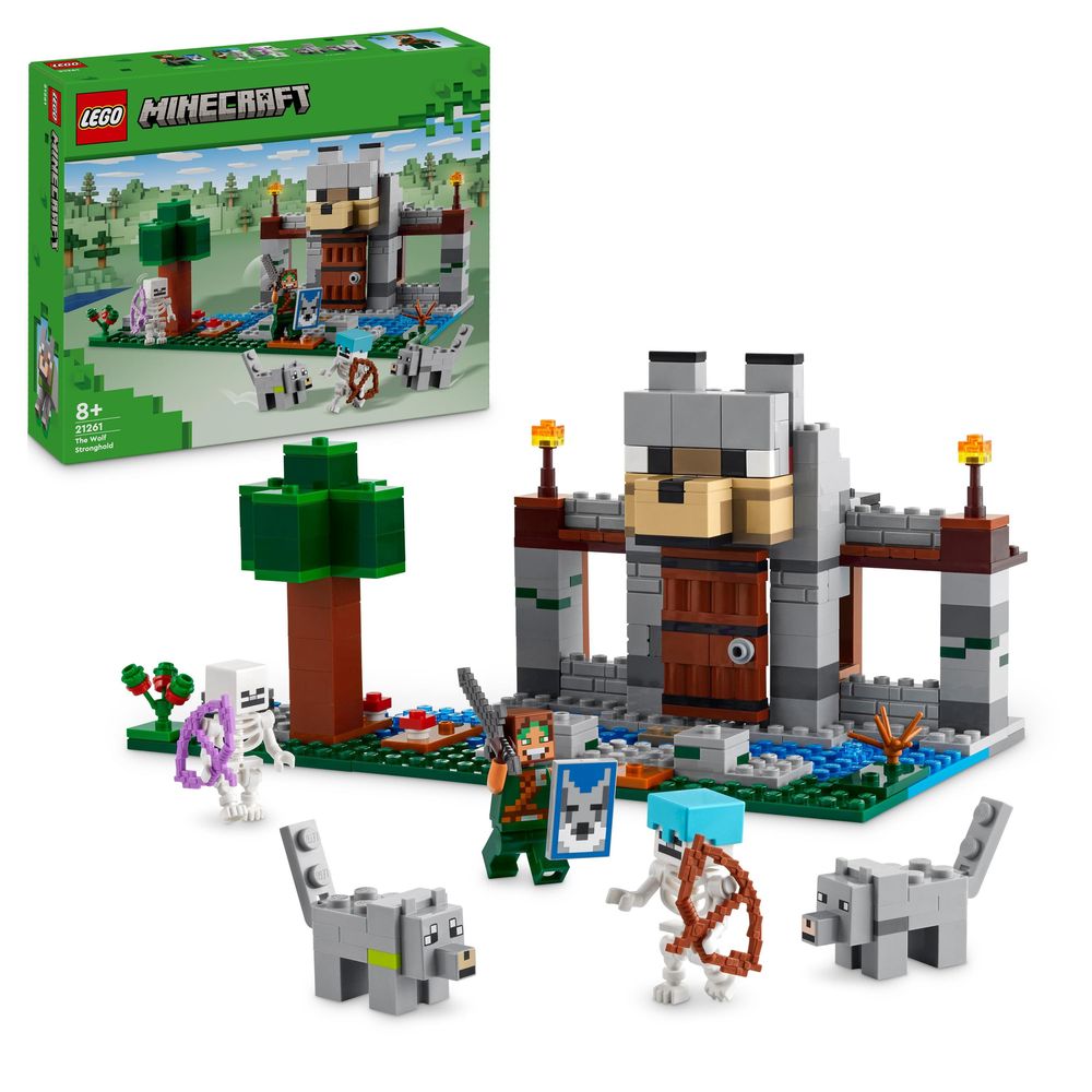 LEGO Minecraft® The Wolf Stronghold Fortress Playset 21261