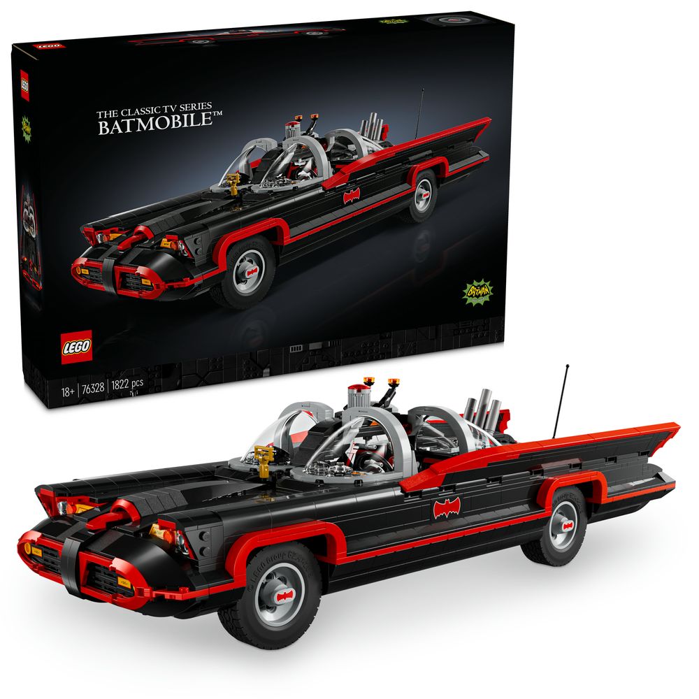 LEGO Superheroes DC Comics Batman: The Classic TV Series Batmobile Building Set 76328 (1822 Pieces)