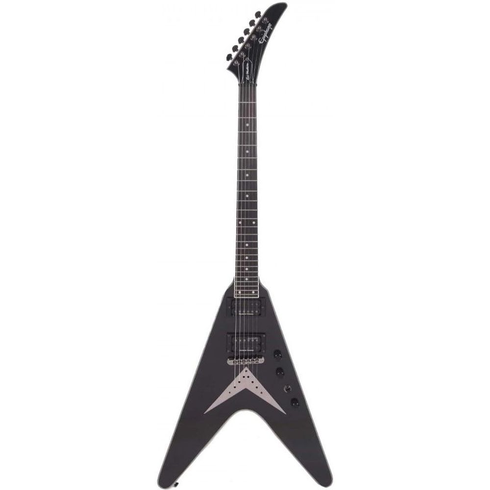 Epiphone EIGVCDMSBMBH3  Dave Mustaine Flying V Custom Electric Guitar - Black