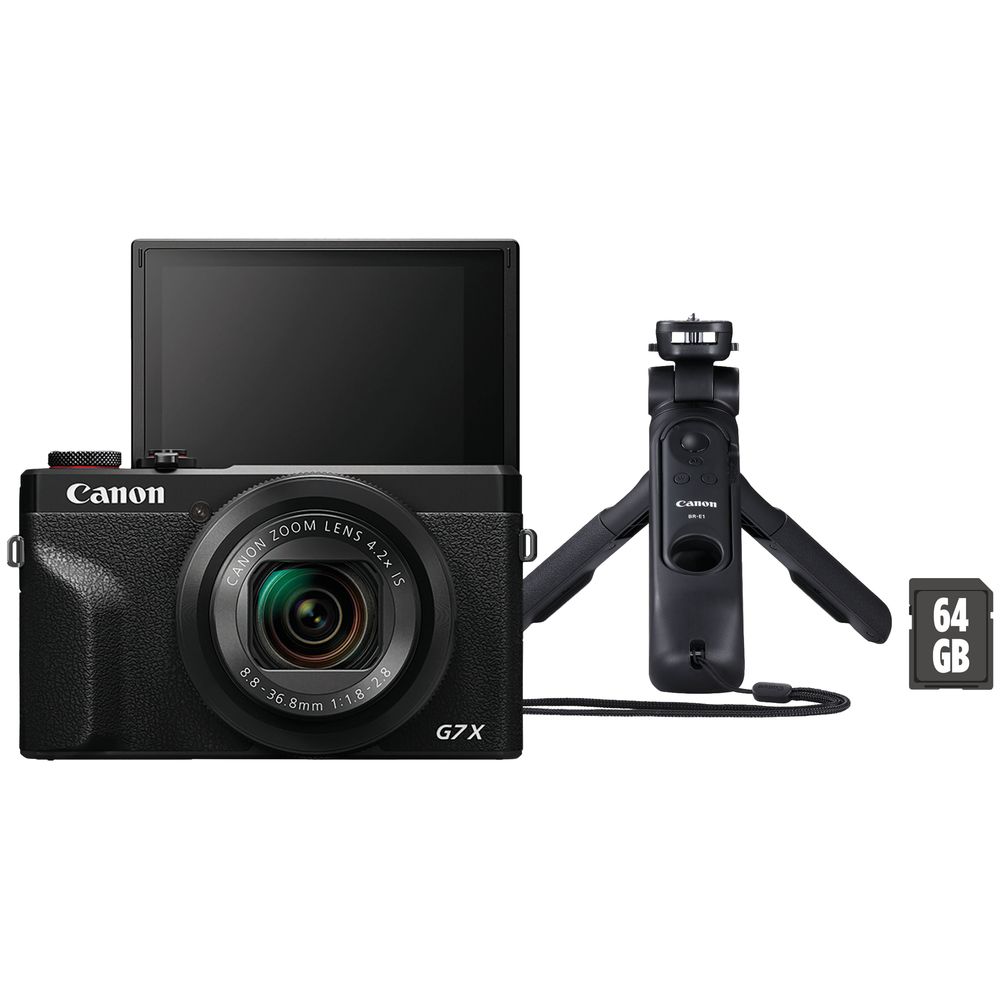Canon Powershot G7 X Mark III Premium Vlogger Kit - Black