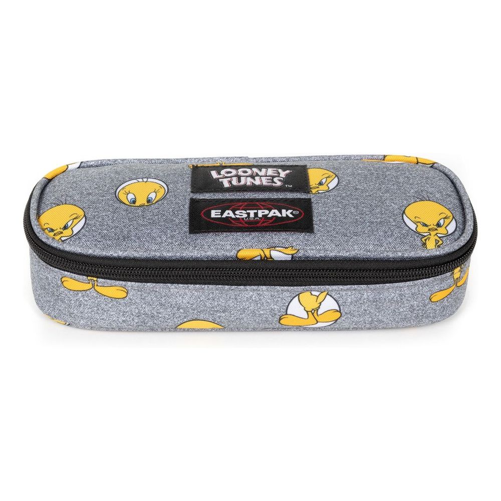 Eastpak Oval Single-Hard Pencil Case-Tweety Grey