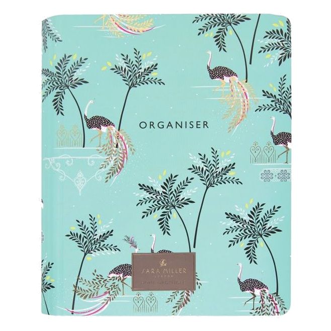 Sara Miller Savannah Organiser Blue (23 x 20 cm)