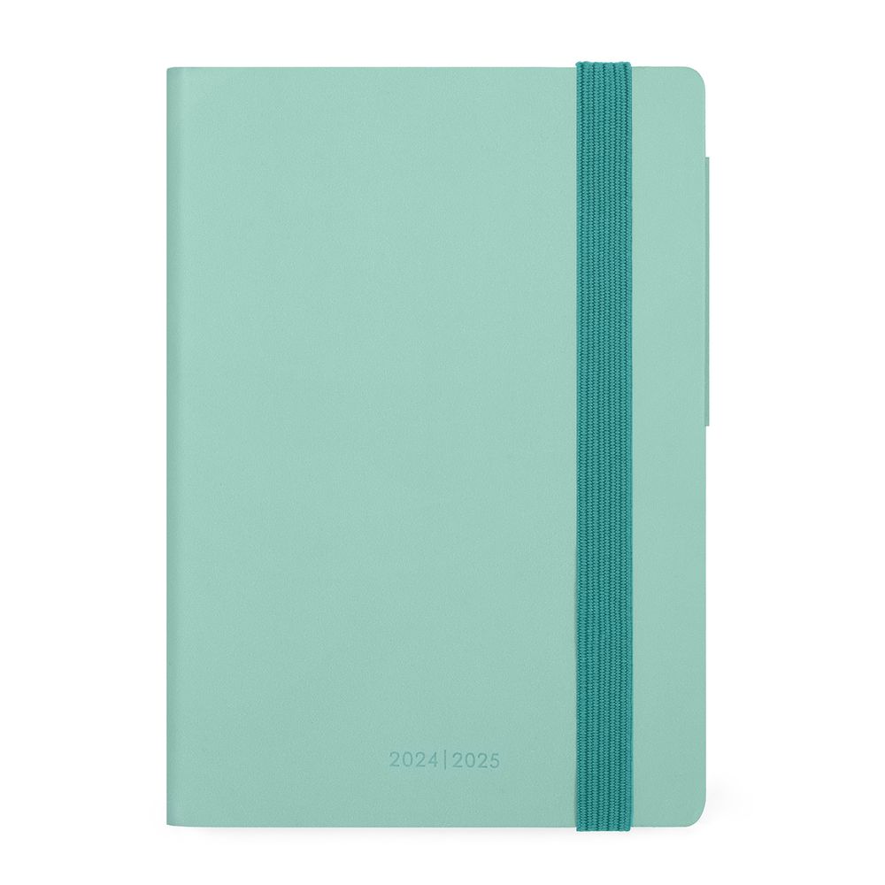 Legami Small 16-Month Daily Diary - 2024/2025 - Milk & Mint (9.5 x 13.5 cm)