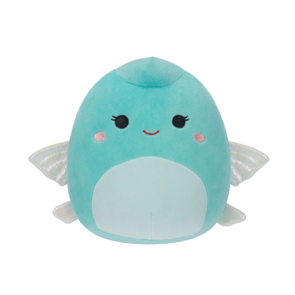 Squishmallows Bette The Light Teal Flying Fish 7.5-Inch Plush Toy