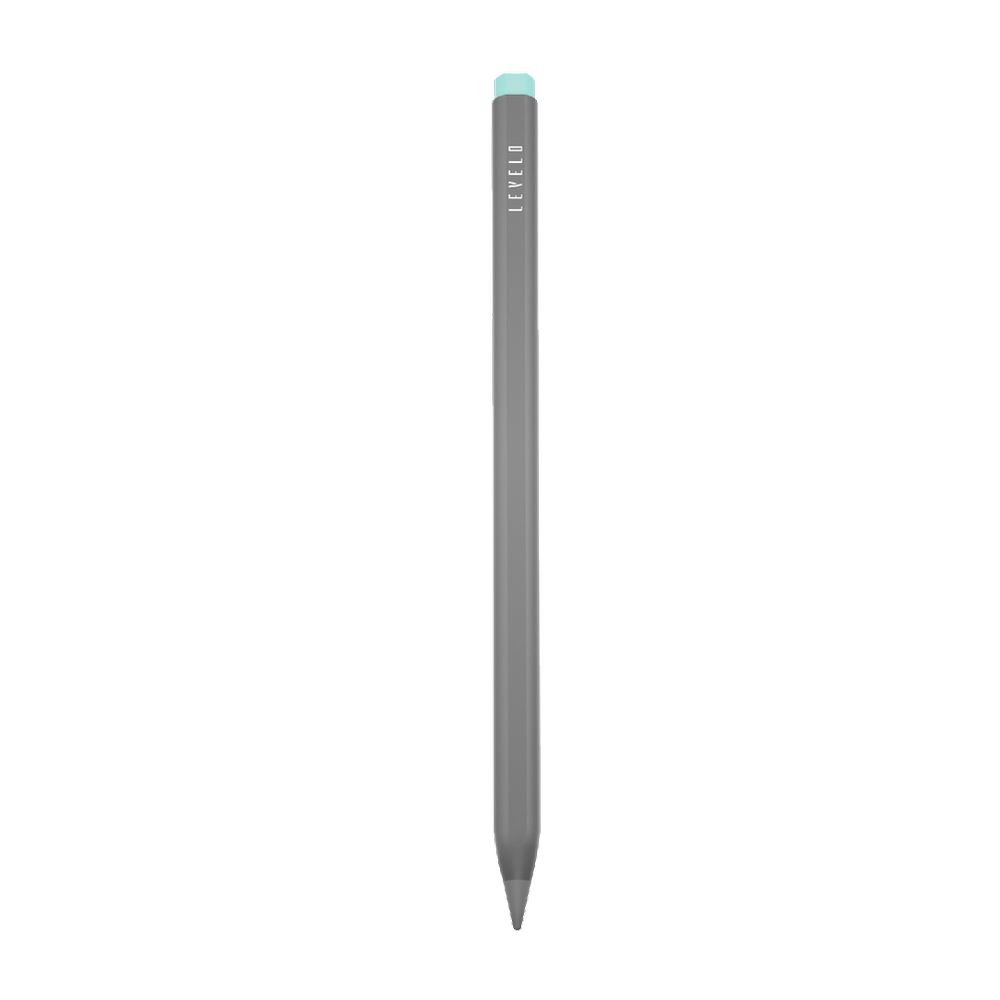 Levelo Skytip Stylus Pen With Retractable Plunge Design For iPad - Black/Blue