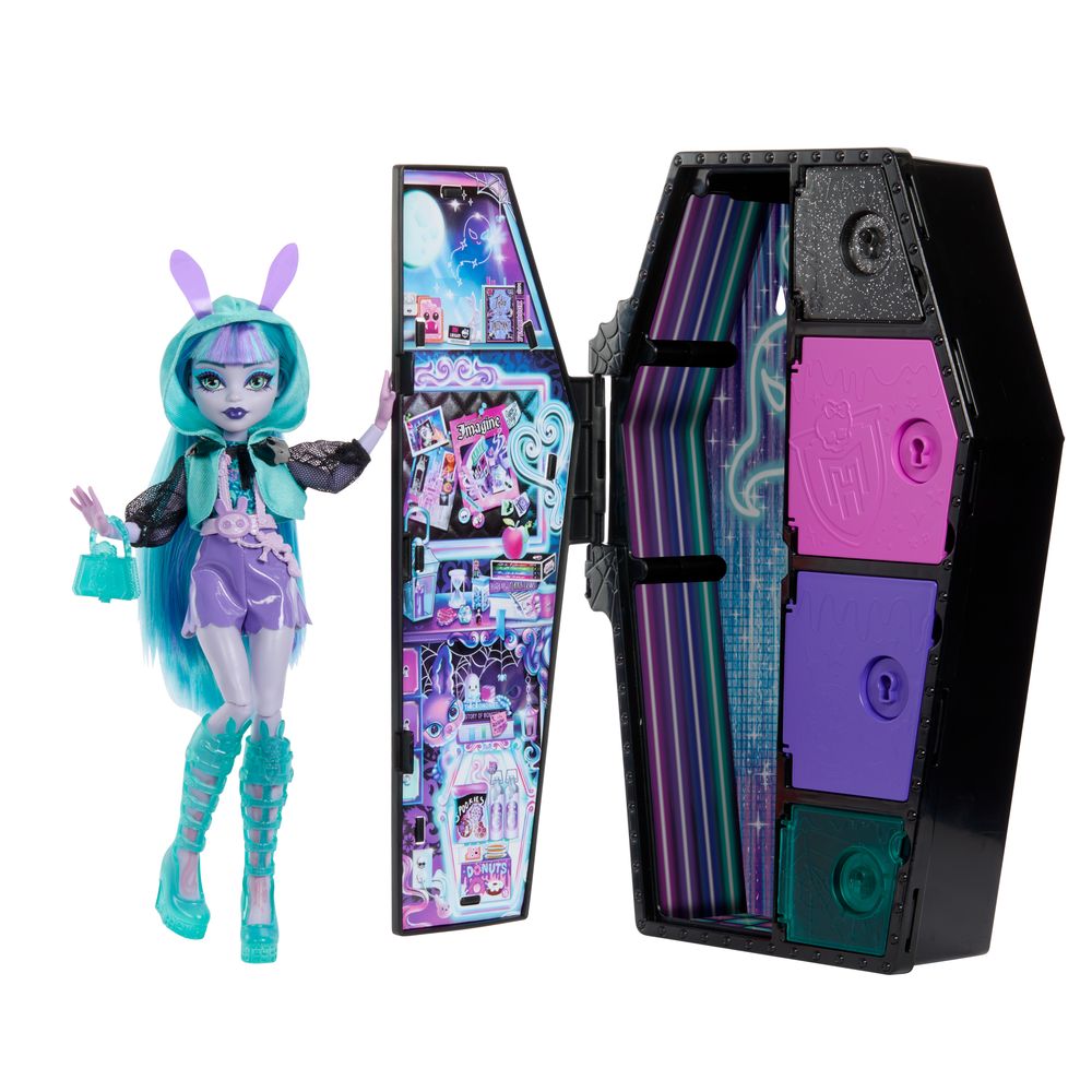 Monster High Skulltimates Secrets Neon Frights Twyla Glow In The Dark Doll