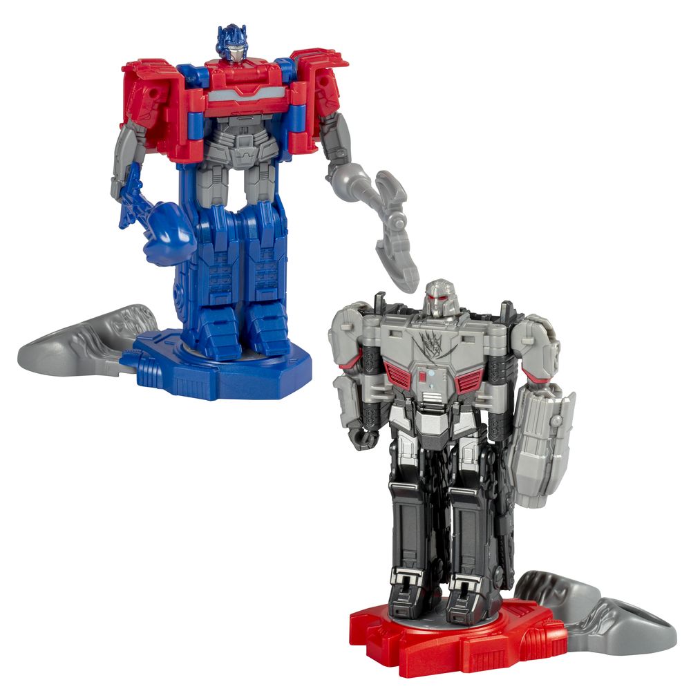 Transformers One Robot Battlers Optimus Prime Vs Megatron 4.5-Inch Figures (Set Of 2)