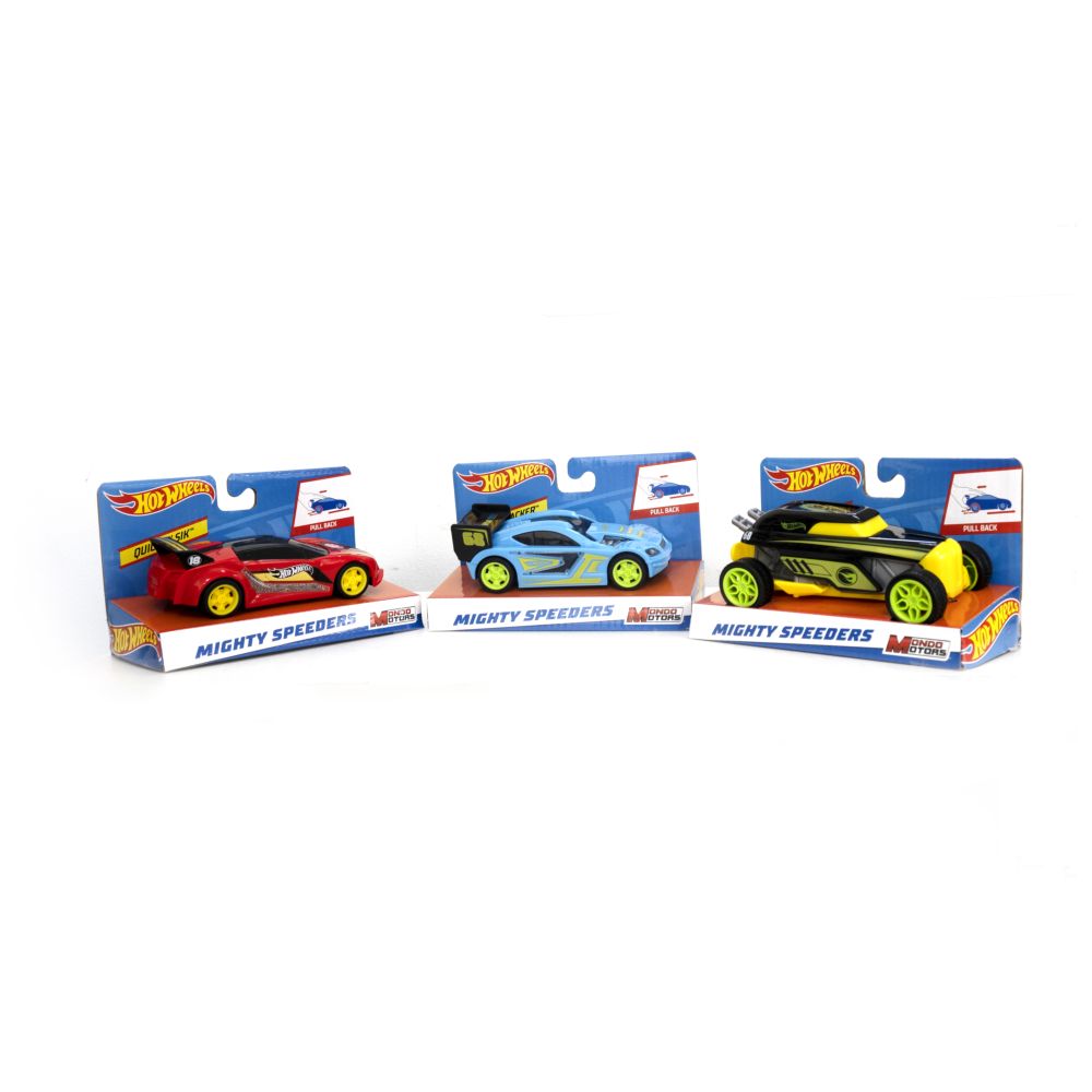 Mondo Hotwheels Pullback Mighty Speeders (Assorted - Includes 1)