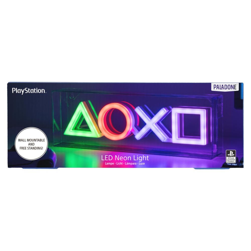 Paladone Playstation Wall Mountable Led Neon Light