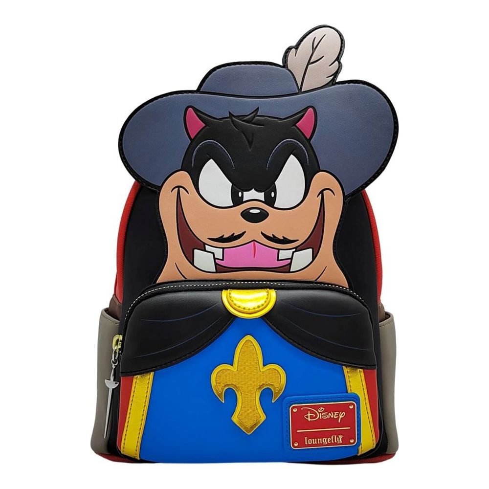 Loungefly Leather Disney The Three Musketeers Pete Villain Cosplay Mini Backpack