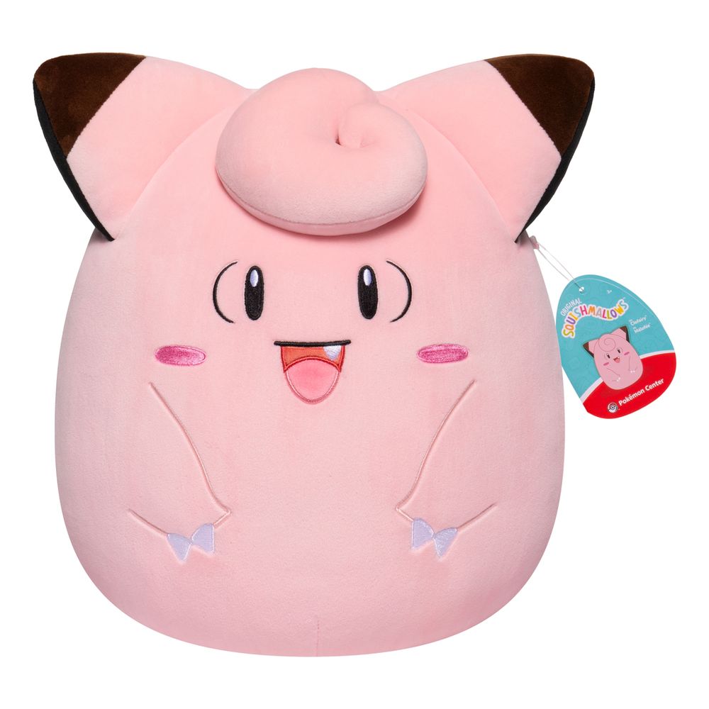 Pokemon Squishmallow Clefairy 10-Inch Plush